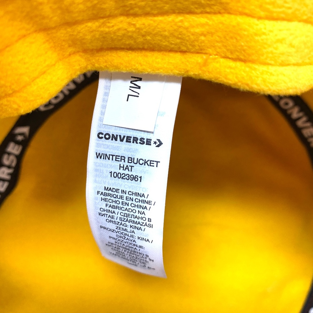🔥HOT SALE🔥Converse Bucket Hat Wine Velvet Unisex Size M-L 10023961-A01 - Picture 4 of 4